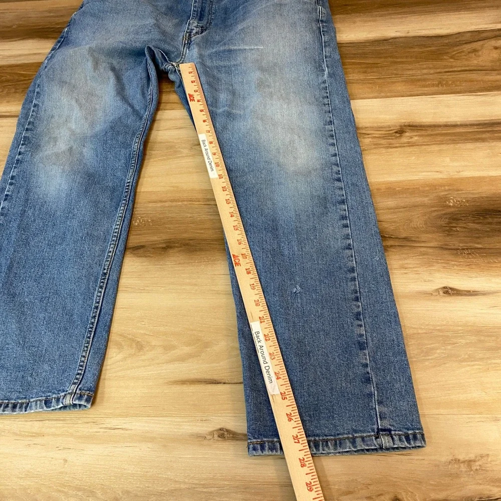 Levis 505 Regular Fit Blue Denim Jeans Mens 38x28 Medium Wash 00505-2103